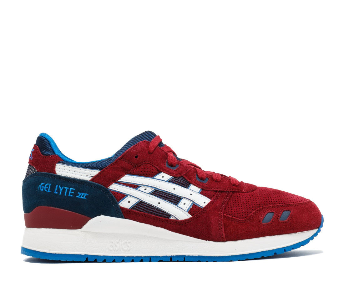 ASICS Gel-Lyte III Burgundy White