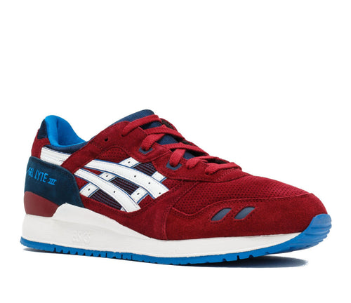 ASICS Gel-Lyte III Burgundy White