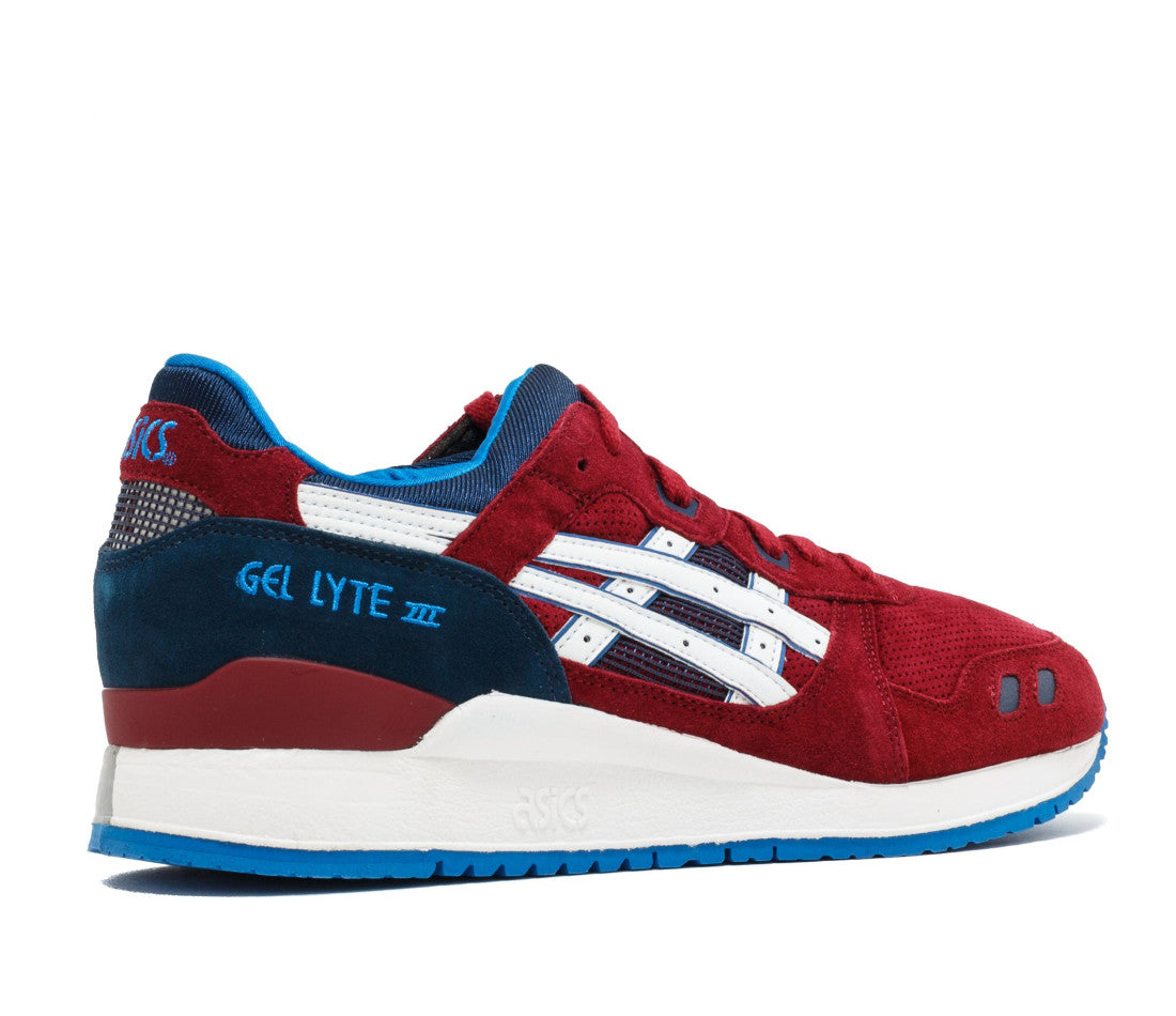 ASICS Gel-Lyte III Burgundy White