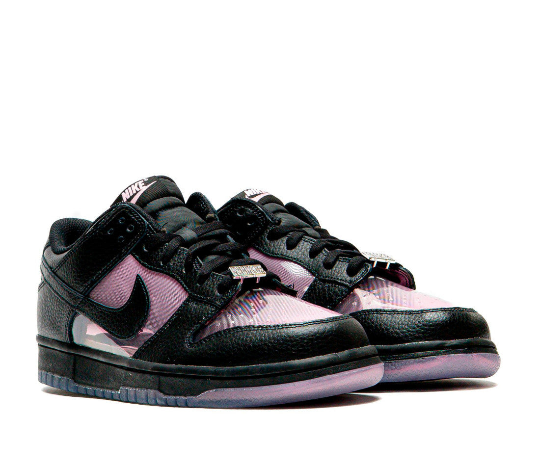 Nike Dunk Low Retro Transparent Black Pink Rise